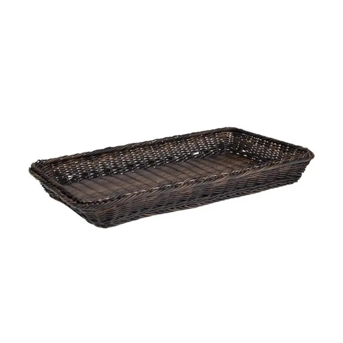 košík GN LINE, GN 1/1, polypropylen, černohnědá, 53 x 32,5 cm, v. 6,5 cm Sezónní Sleva