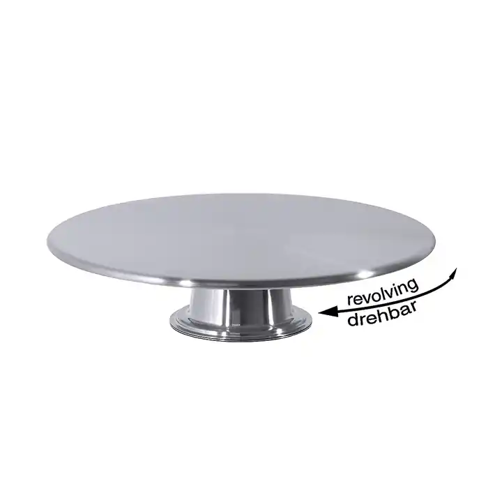 Nejprodávanější Otočný podnos na dort, 32 cm, nerezový