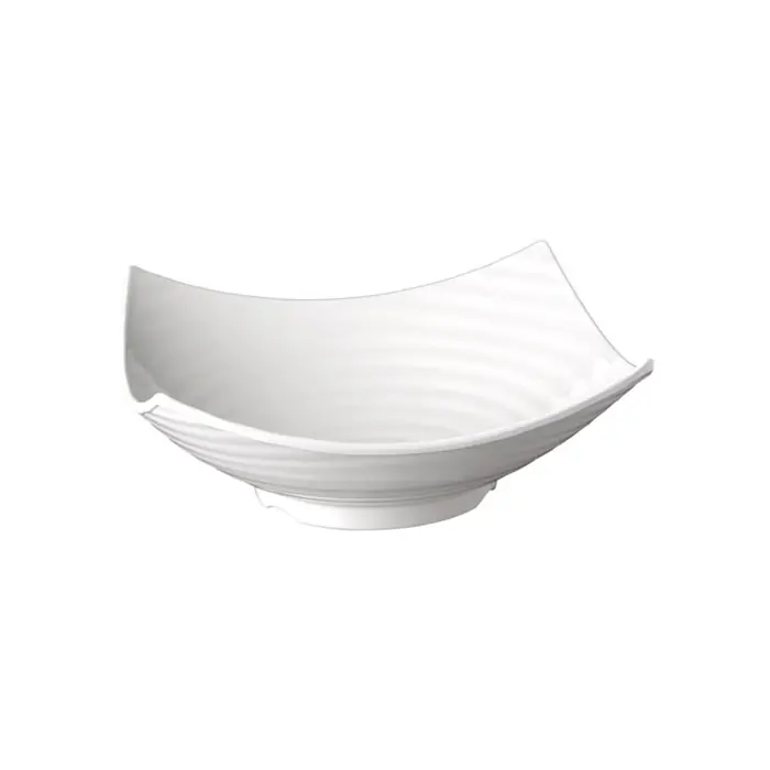 Značkový miska GLOBAL BUFFET, melamin, bílá, 3 l, 32,5 x 32,5 cm, v. 12 cm