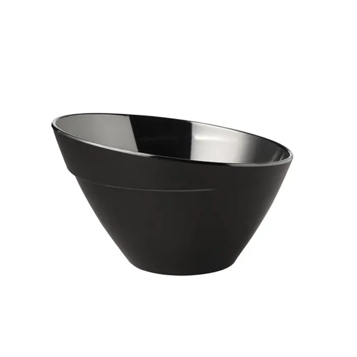 Hit Sezóny miska BALANCE, melamin, černá, 2,5 l, pr. 24,5 cm, v. 15 cm