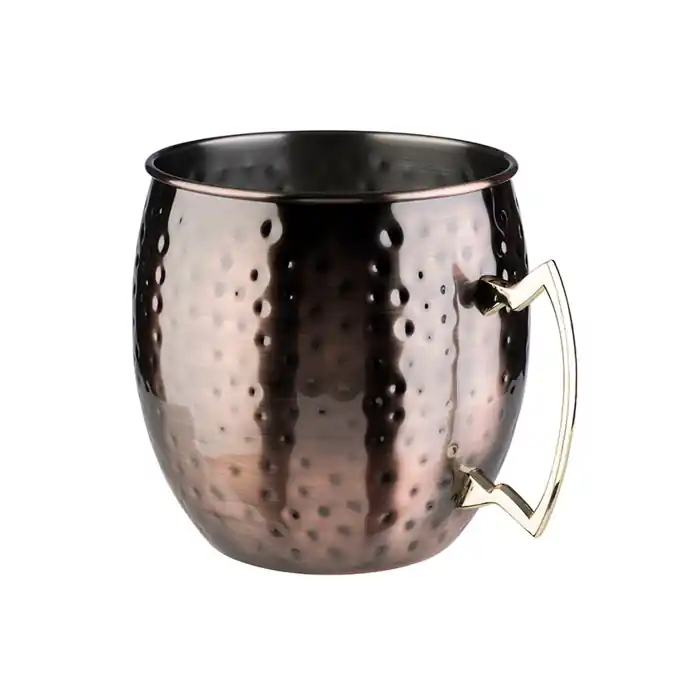 Akce chladič na lahve, MOSCOW MULE, nerez, barva měď, pr. 20 cm, v. 21 cm