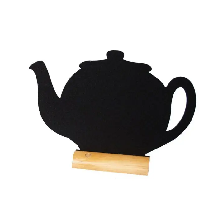 Popisovací tabule stolní s dřevěným stojánkem a popisovačem, TEAPOT Poslední Šance