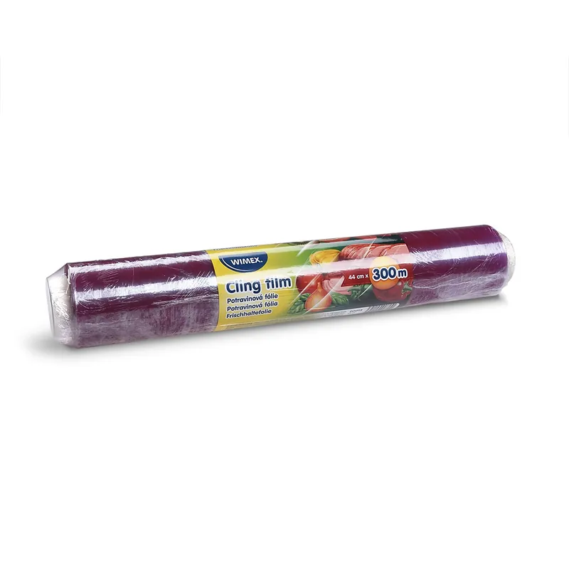 Potravinová fólie, PVC, role 8my, 44 cm x 300 m Akční Nabídka