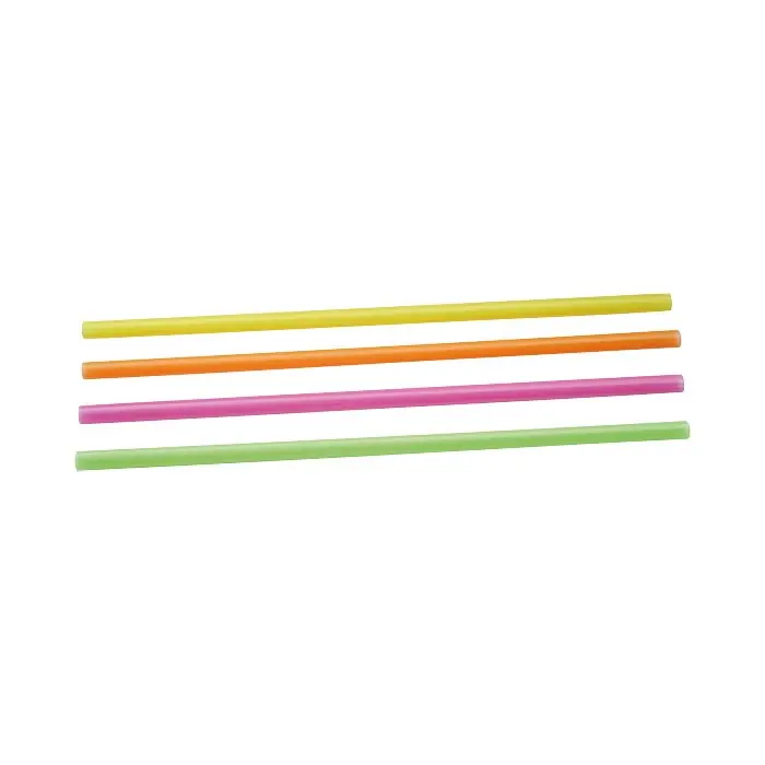 Brčka opakovaně použitelná JUMBO 8 / 250mm, 150ks, mix barev neon Hit Sezóny