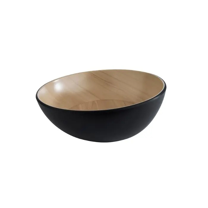 Akční Cena Melaminová miska FRIDA LOCK průměr 21,5 cm, objem 1l, černá