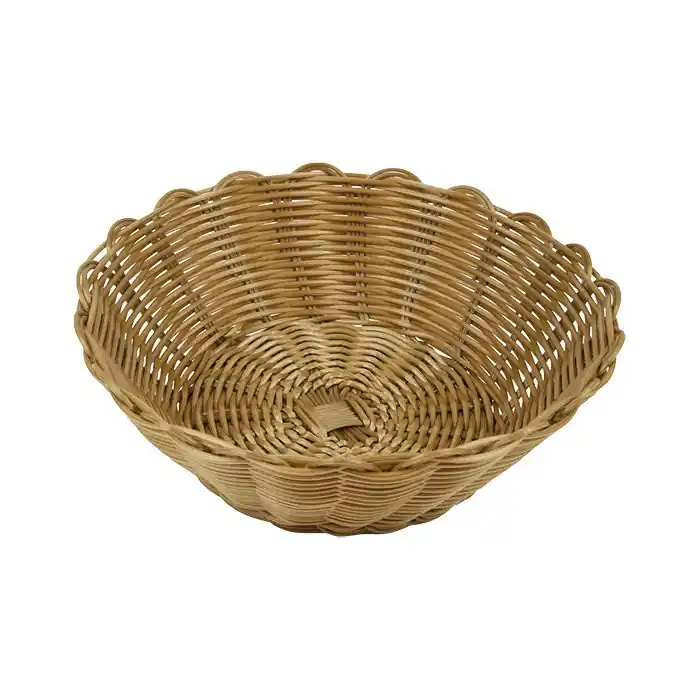 Nejlepší Cena Košíček na pečivo, pr. 25 cm, v. 8,5 cm, kulatý, polyratan