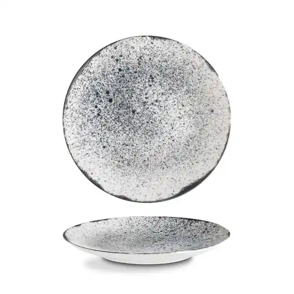 Zlevněný Mělký talíř coup, 27 cm, dekor Rustic Paris blue