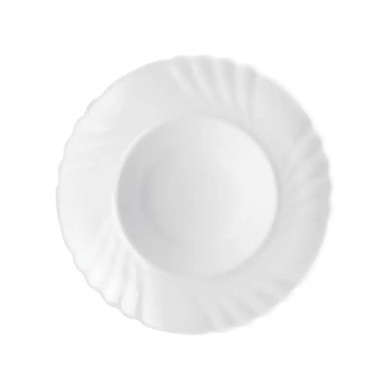 Cenově Výhodný FOLDED / EBRO talíř mělký 20 cm - opálové sklo