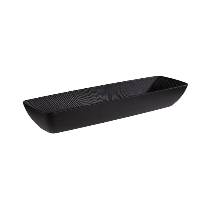 Nová Kolekce Melaminová mísa NERO GN 2/4, 53 x 16,2 x 8 cm, černá