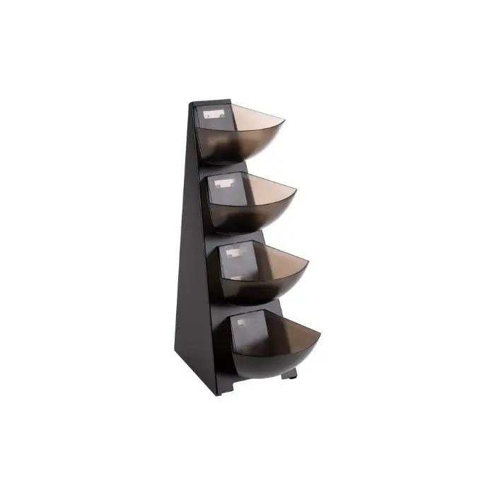 Značkový Bufetový stojan MULTI RACK, 4-patrový, 190 x 320 x 530 mm
