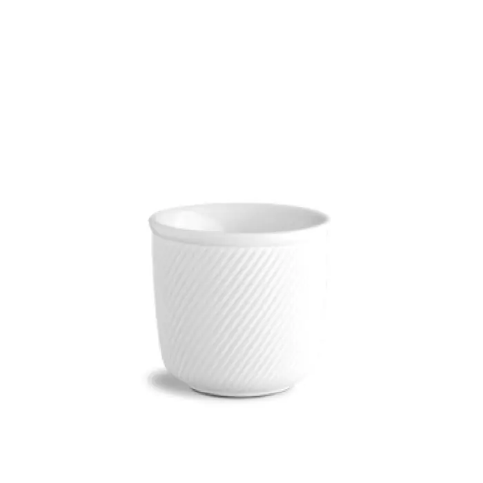 Víkendová Akce DOUBLEWALLS Porcelánový dvoustěnný šálek TWIST raw, 80 ml