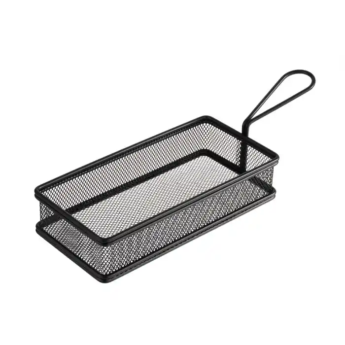 Fritovací košík Snack-holder 21,5 x 10,5 cm, výška 4,5cm černý Nejlepší Cena