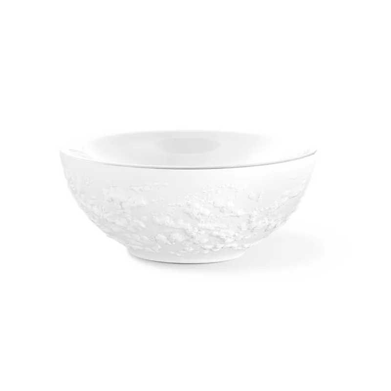 Polohluboká miska s dvojitou stěnou STONE 19 cm, bílá Horká Nabídka