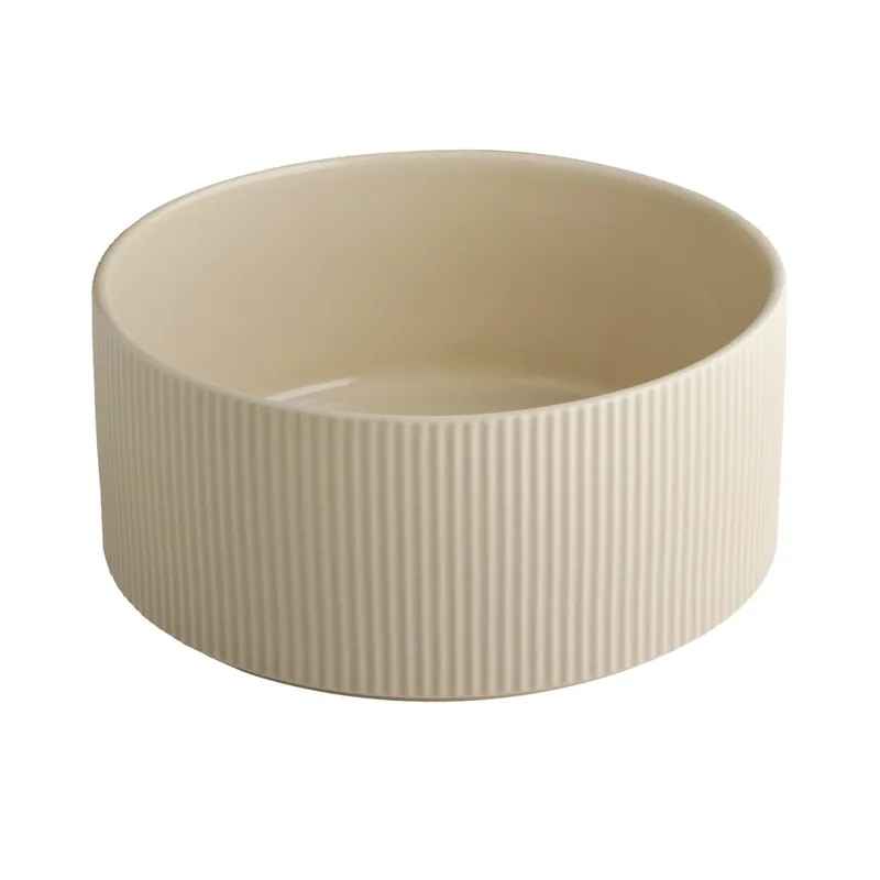 Super Cena Miska THE GRID 23 cm, porcelánová, béžová