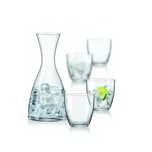 Značkový Crystalex WATER SET karafa a sklenice na vodu (1+4)