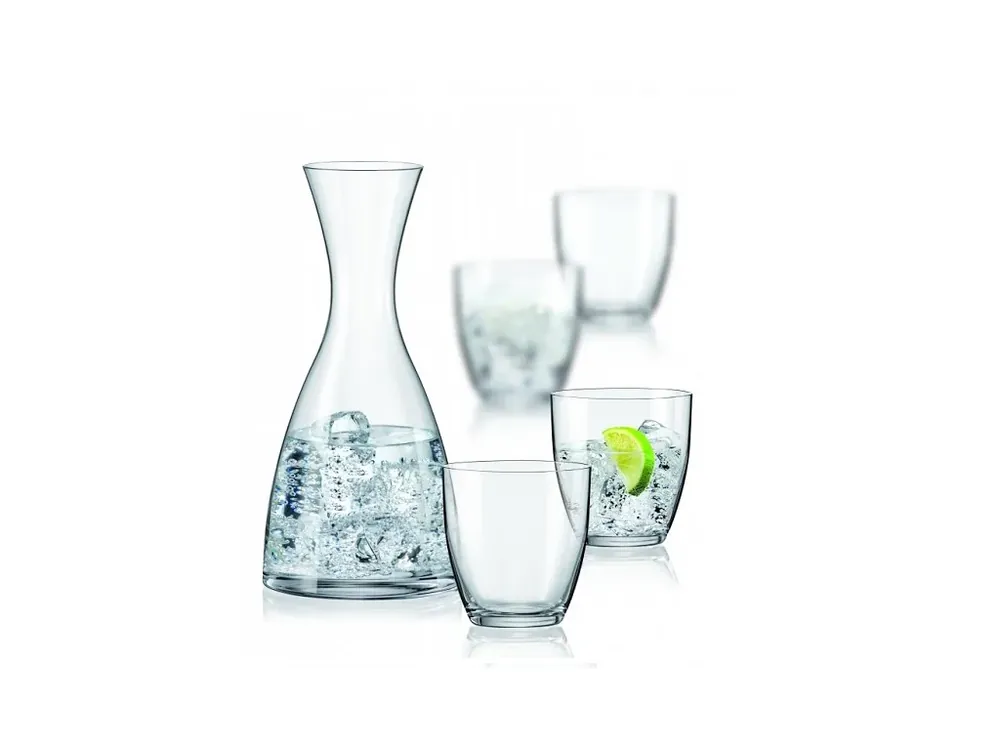 Značkový Crystalex WATER SET karafa a sklenice na vodu (1+4)