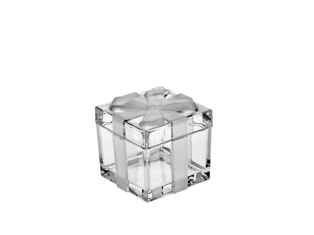 Crystal Bohemia Skleněná dóza Mašle 115 mm Finální Výprodej