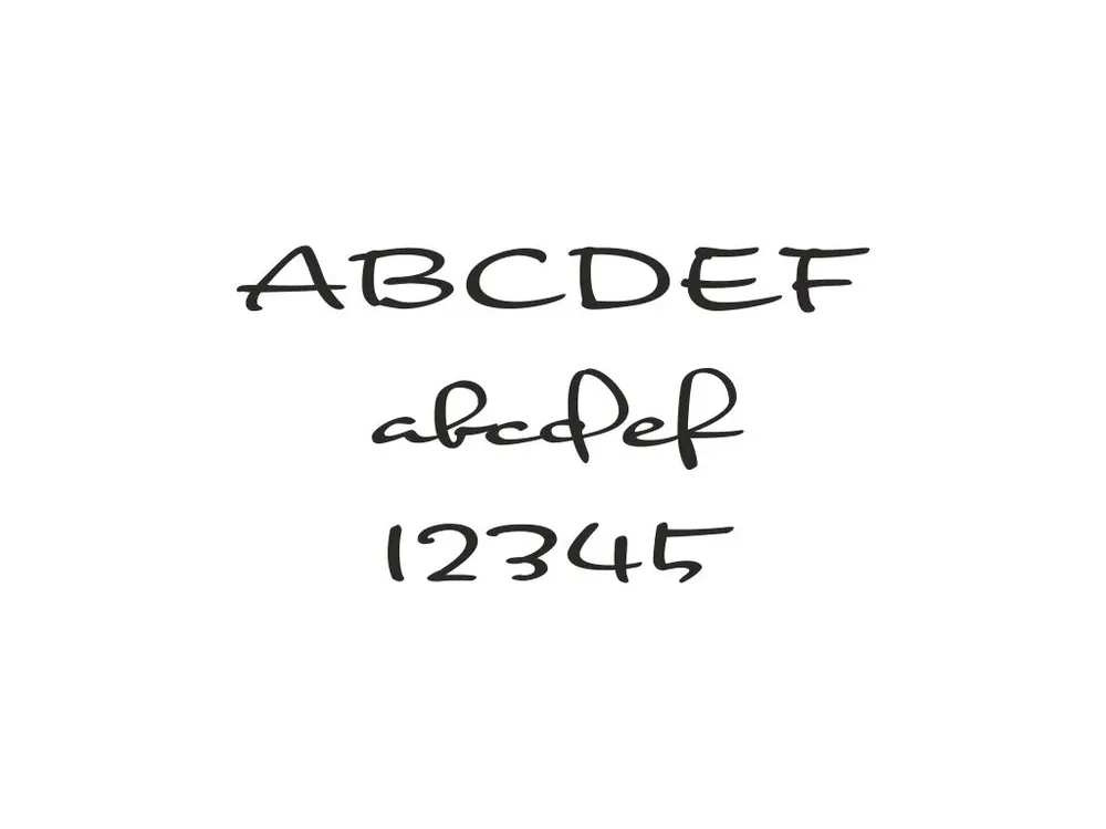 Aktuální NOTHING pískování textu