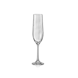 Oblíbený Crystalex sklenice na sekt Waterfall 190 ml 6 ks