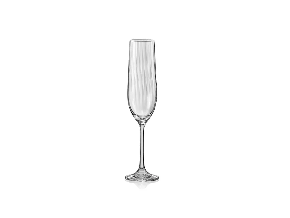 Oblíbený Crystalex sklenice na sekt Waterfall 190 ml 6 ks