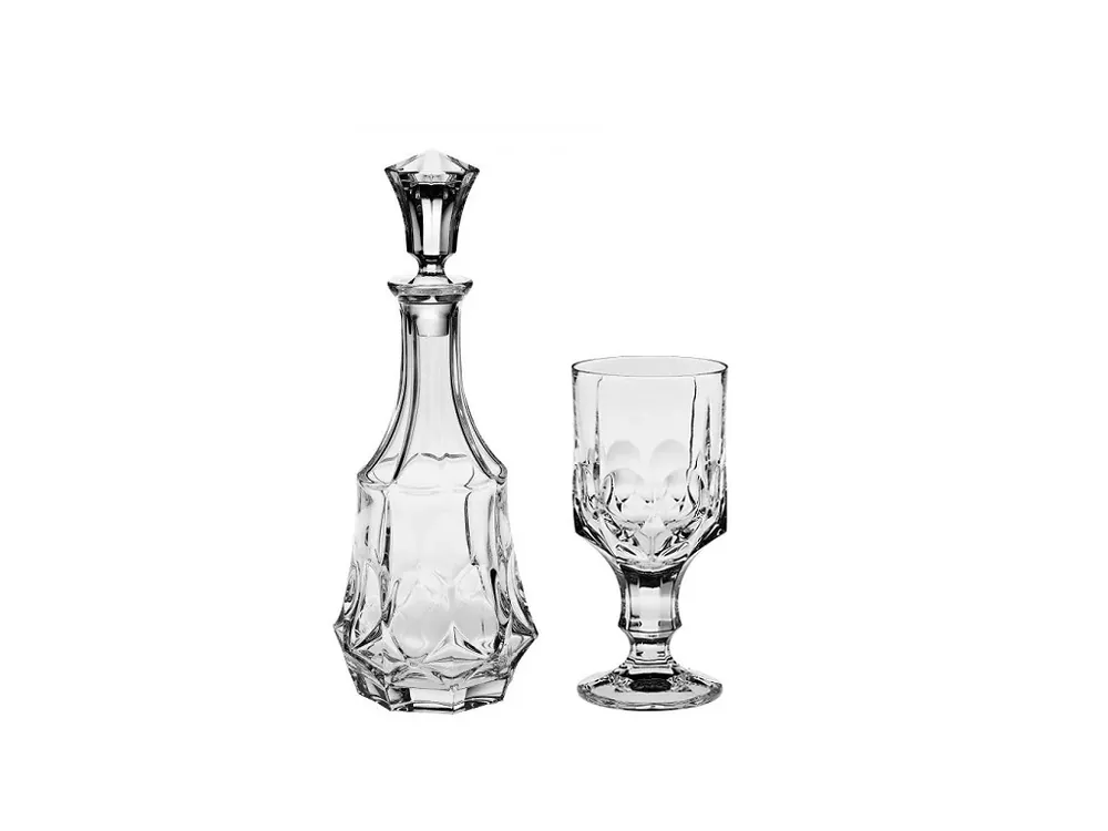 Novinka Crystal Bohemia Soho set na víno (1+6)