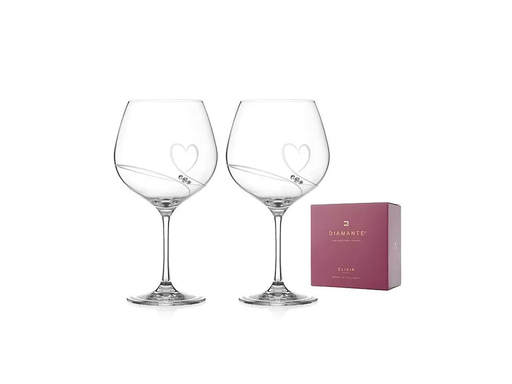 Diamante Sklenice Romance 640 ml 2 ks Akční Nabídka