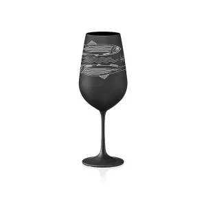 Sleva Crystalex sklenice Zvěrokruhy Ryby černá 550 ml