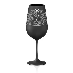Časově Omezené Crystalex sklenice Zvěrokruhy Lev černá 550 ml