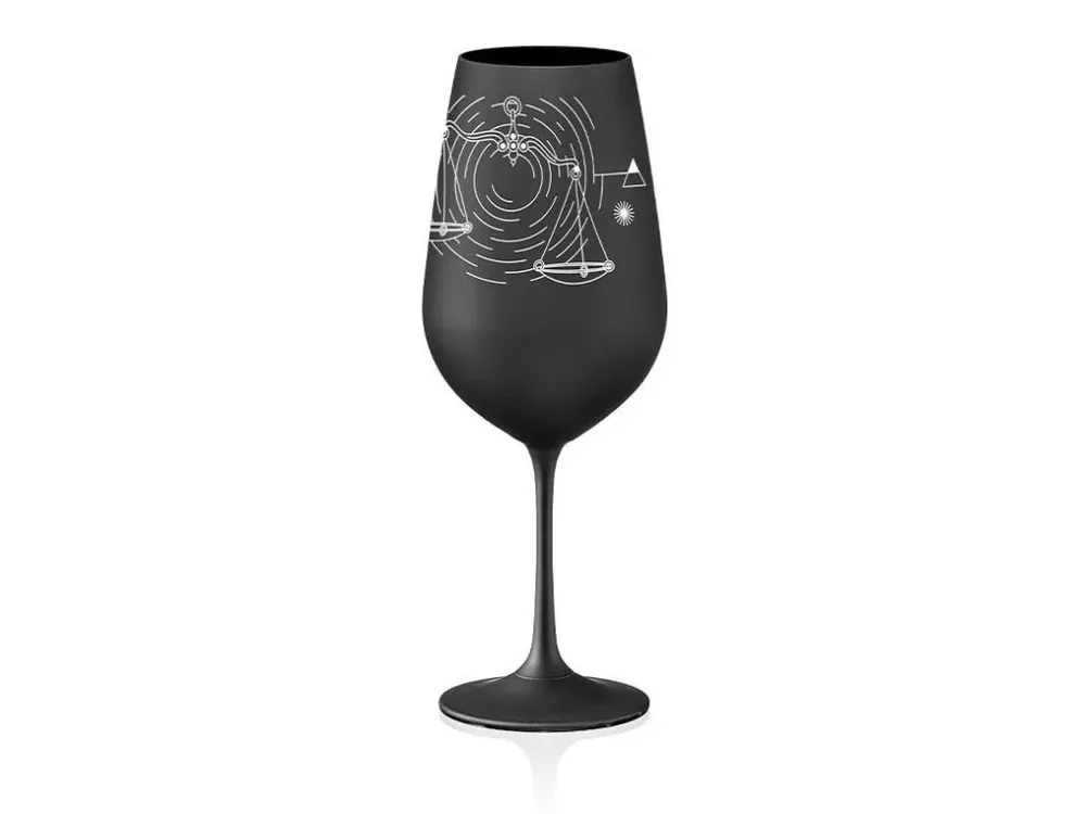 Časově Omezené Crystalex sklenice Zvěrokruhy Váhy černá 550 ml