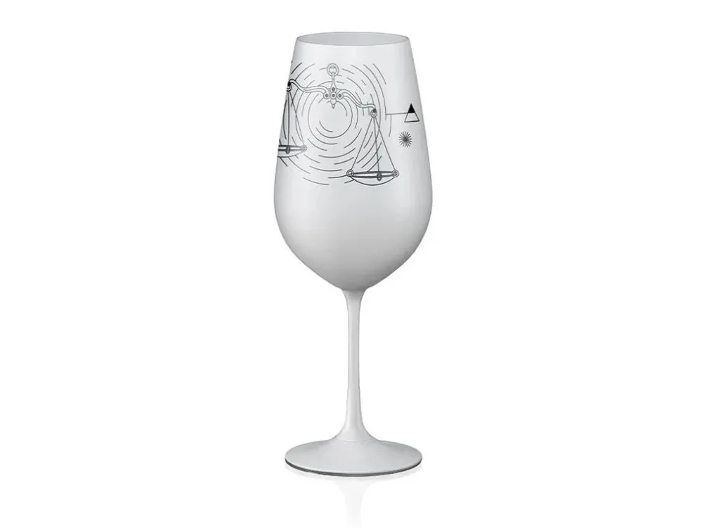 Crystalex sklenice Zvěrokruhy Váhy bílá 550 ml Časově Omezené