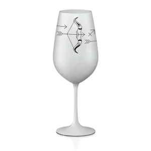 Omezená Nabídka Crystalex sklenice Zvěrokruhy Střelec bílá 550 ml