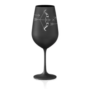 Přímo Od Výrobce Crystalex sklenice Zvěrokruhy Střelec černá 550 ml