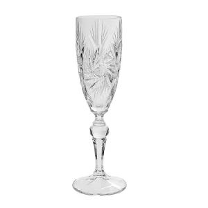 Bohemia Jihlava broušené sklenice na sekt Pinwheel 180 ml 6 ks Horká Nabídka