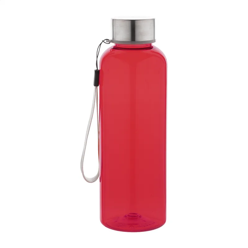 Plastová sportovní lahev PEMBA z recyklovaného materiálu, 500 ml - červená Levný