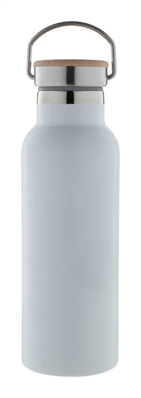 Kovová termoska MANASLU s bambusovým víčkem, 500 ml - bílá Kup Teď