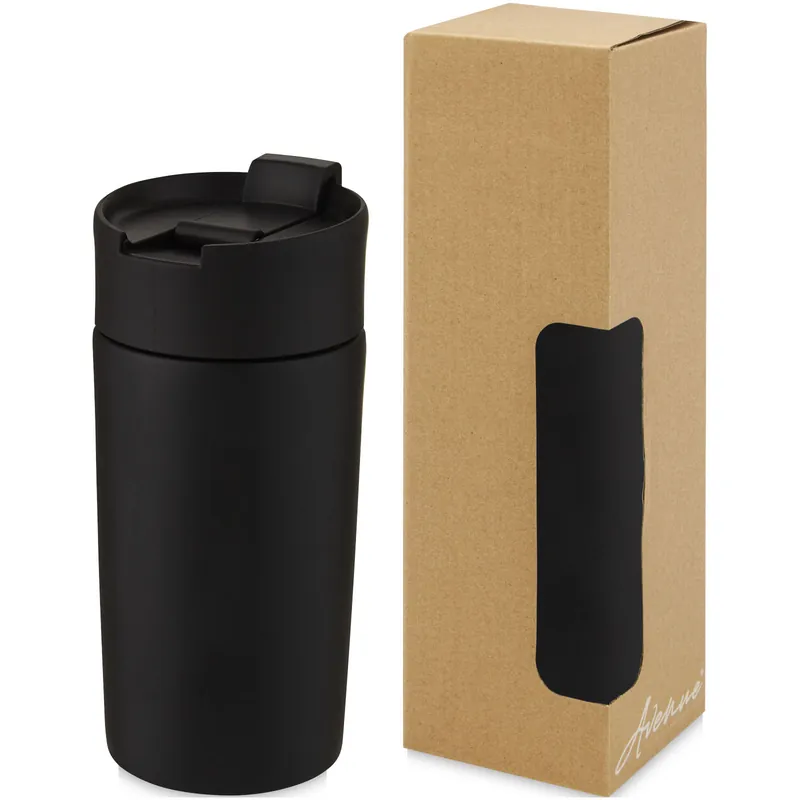 Kovový termohrnek s vakuovou izolací COCAO, 330 ml - solid black Víkendová Akce