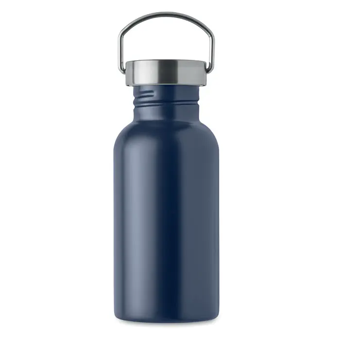 Autentický Kovová lahev z recyklovaného materiálu FLORENCE SING, 500 ml - francouzská námořnická modrá