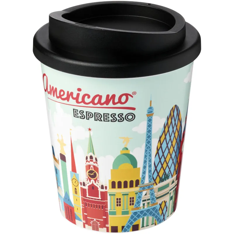 Plastový termohrnek Brite Americano Espresso, 250 ml - solid black Expresní Doručení