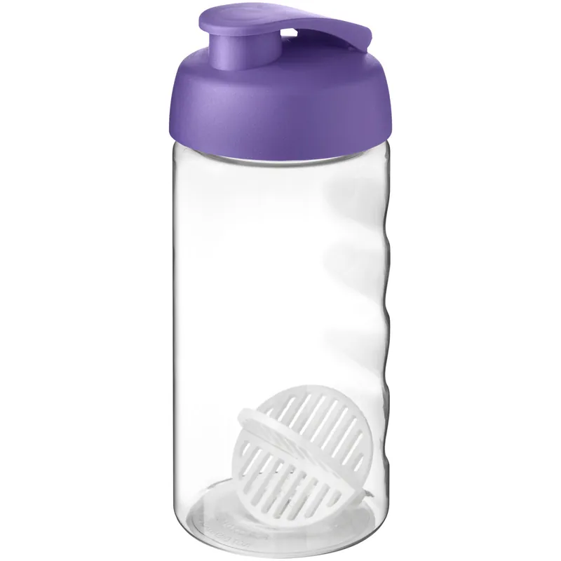 Plastová lahev NONDALTON s šejkrovou kuličkou - purple / transparent Časově Omezené