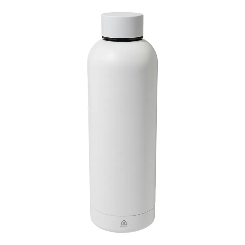 Kovová termoska PUMORI z recyklované oceli, 500 ml - bílá Top Prodej