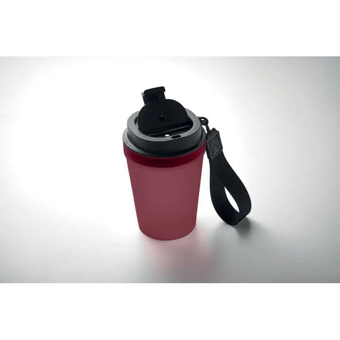 Poslední Šance Plastový hrnek s víčkem ISFORDEN TUMBLER, 300 ml Vínová