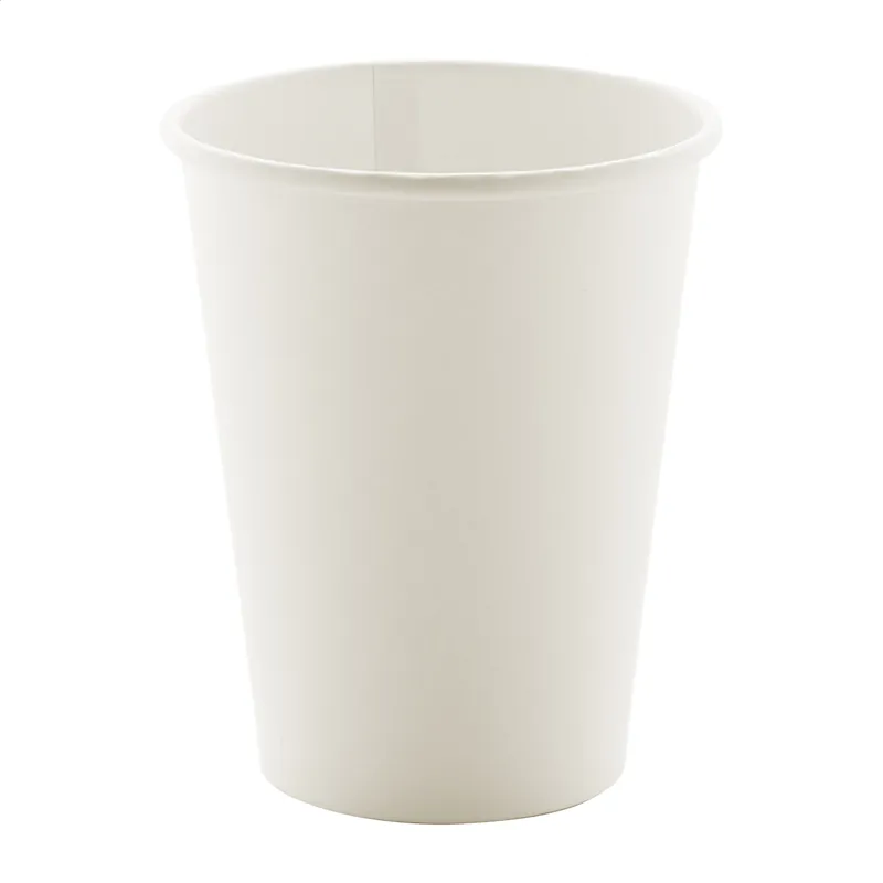 Akce Papcap L papírový kelímek, 340 ml Bílá