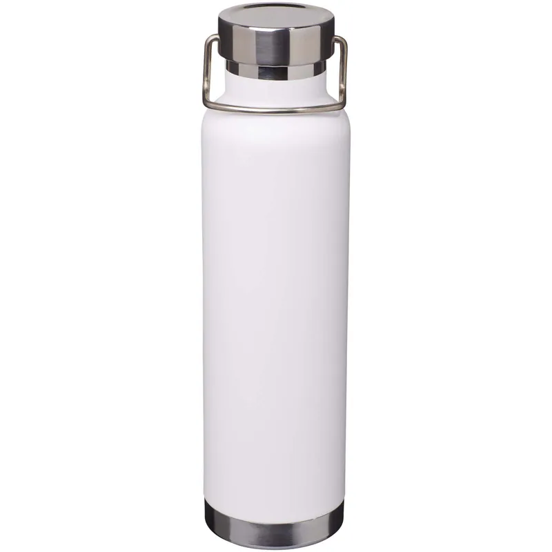 Nejprodávanější Lahev Unbranded 650ml nerezová láhev na vodu Thor s měděnou vakuovou izolací a certifikací RCS White