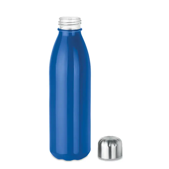 Skleněná lahev DUNT s nerezovým víčkem, 650 ml - královská modrá Jen Po Omezenou Doba