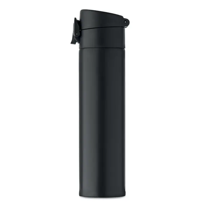 Víkendová Akce Dvoustěnná lahev BOTS z recyklované nerezové oceli, 300 ml Černá