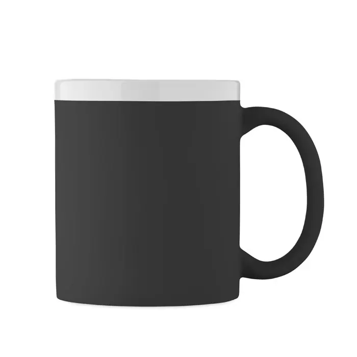 Keramický hrnek s matným povrchem MUGIVA, 300 ml - černá Oblíbený