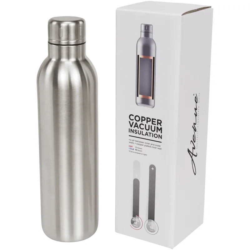 Pouze Dnes Sportovní termoska GAMBA s měděnou izolací, 510 ml - silver