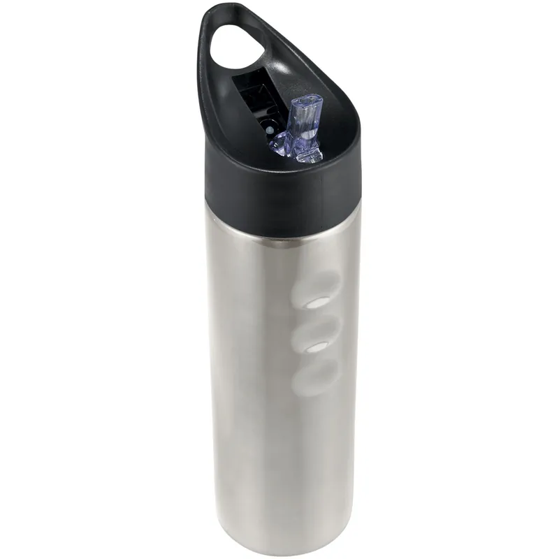 Nerezová sportovní láhev na pití MOPEDER, 750 ml - silver Omezená Nabídka