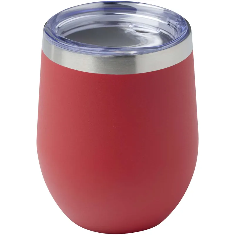 Pouze Dnes Kovový termohrnek Corzo z recyklovaného materiálu, 350 ml - red