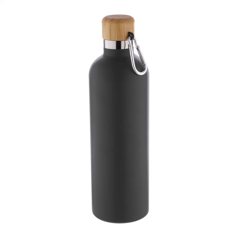 Kovový termoska VACOBO, 500 ml - černá Vrácení Zdarma